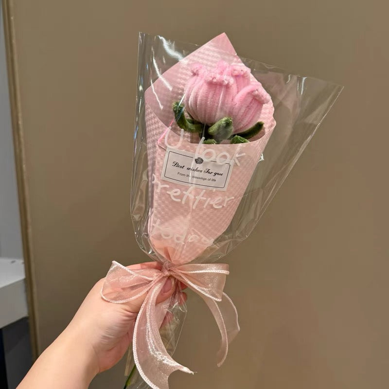 Single Rose Bouqet