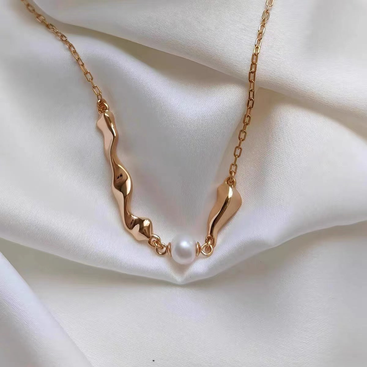 FirstMeet Natural Freshwater Pearl Necklace
