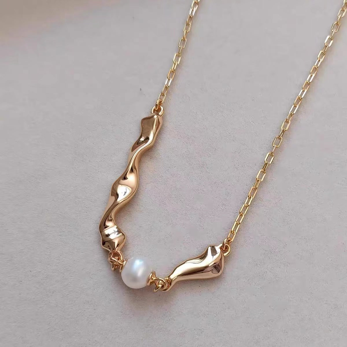 FirstMeet Natural Freshwater Pearl Necklace