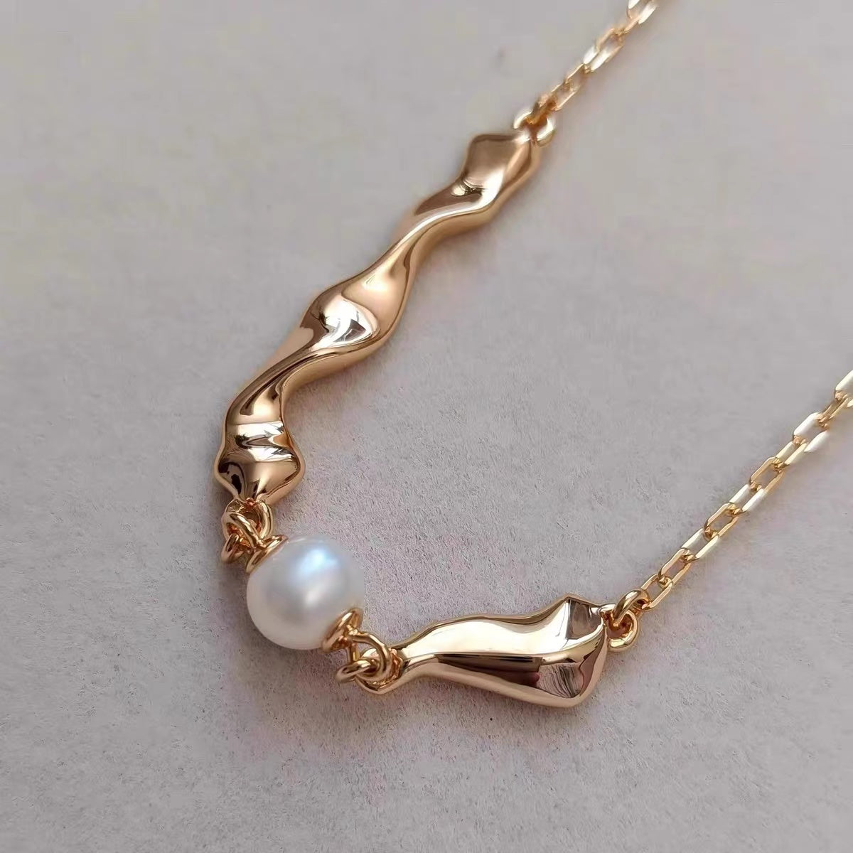FirstMeet Natural Freshwater Pearl Necklace