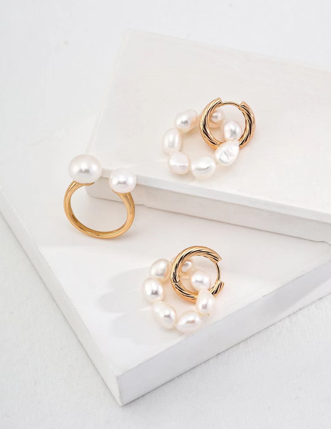 FirstMeet Natural Freshwater Pearl Earrings