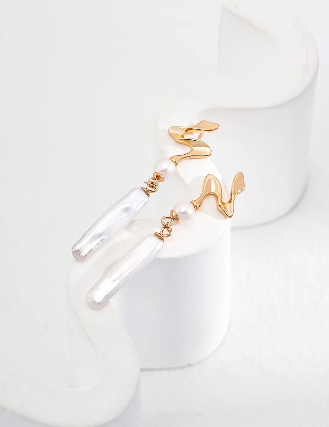 FirstMeet Natural Pearl Earrings