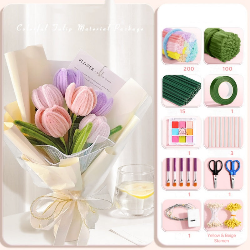 Tulip DIY Kit - Spring Flower Craft