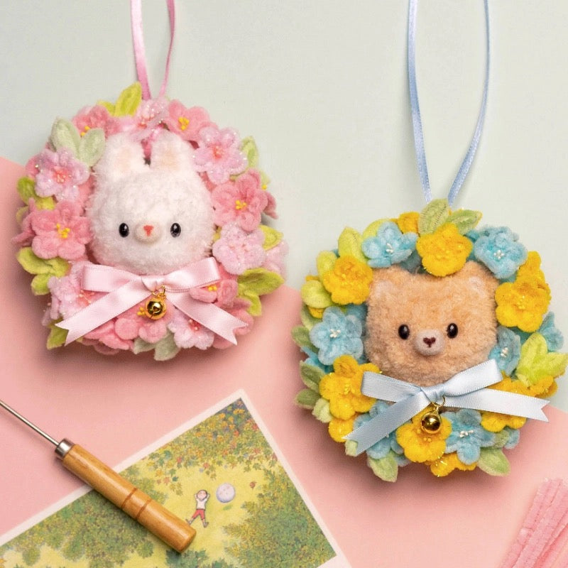 Doll Flower Wreath Pendant DIY Kit