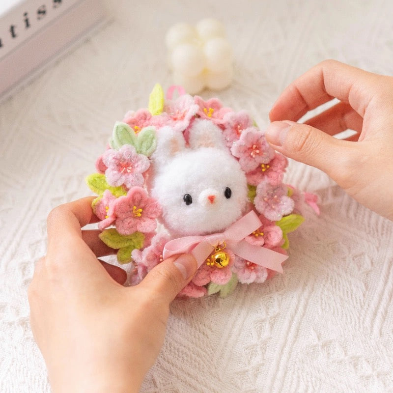 Doll Flower Wreath Pendant DIY Kit