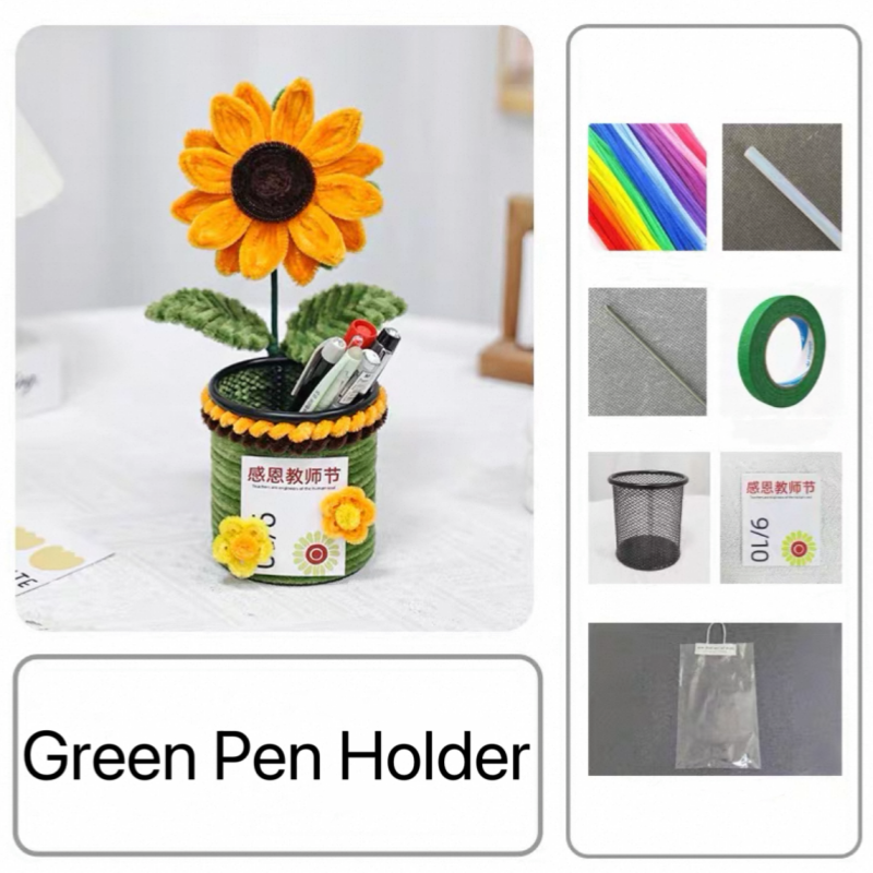 Sunflower Pen Holder DIY Kit - Desk Organizer