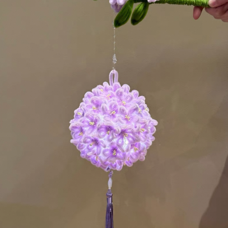 Hydrangea Lamp