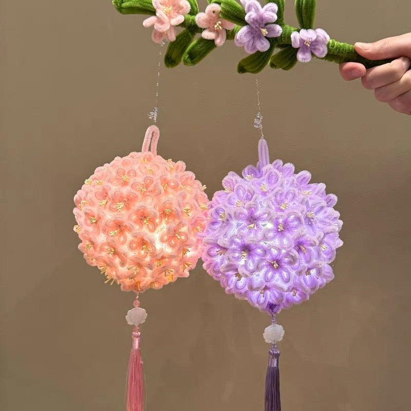 Hydrangea Lamp