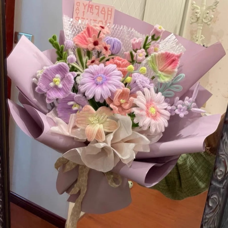 Custom-made Model: Purple Series Flower Bouquet