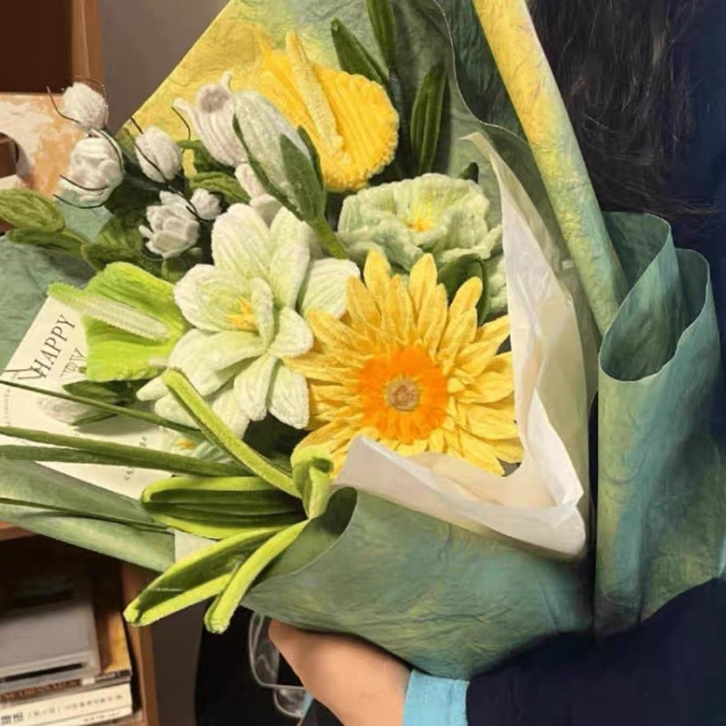Custom-made Model: Green Series Flower Bouquet