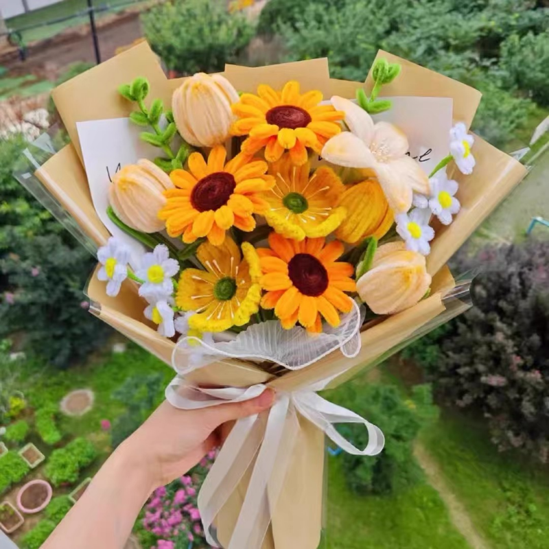 Custom-made Model: Sunflowers Bouquet