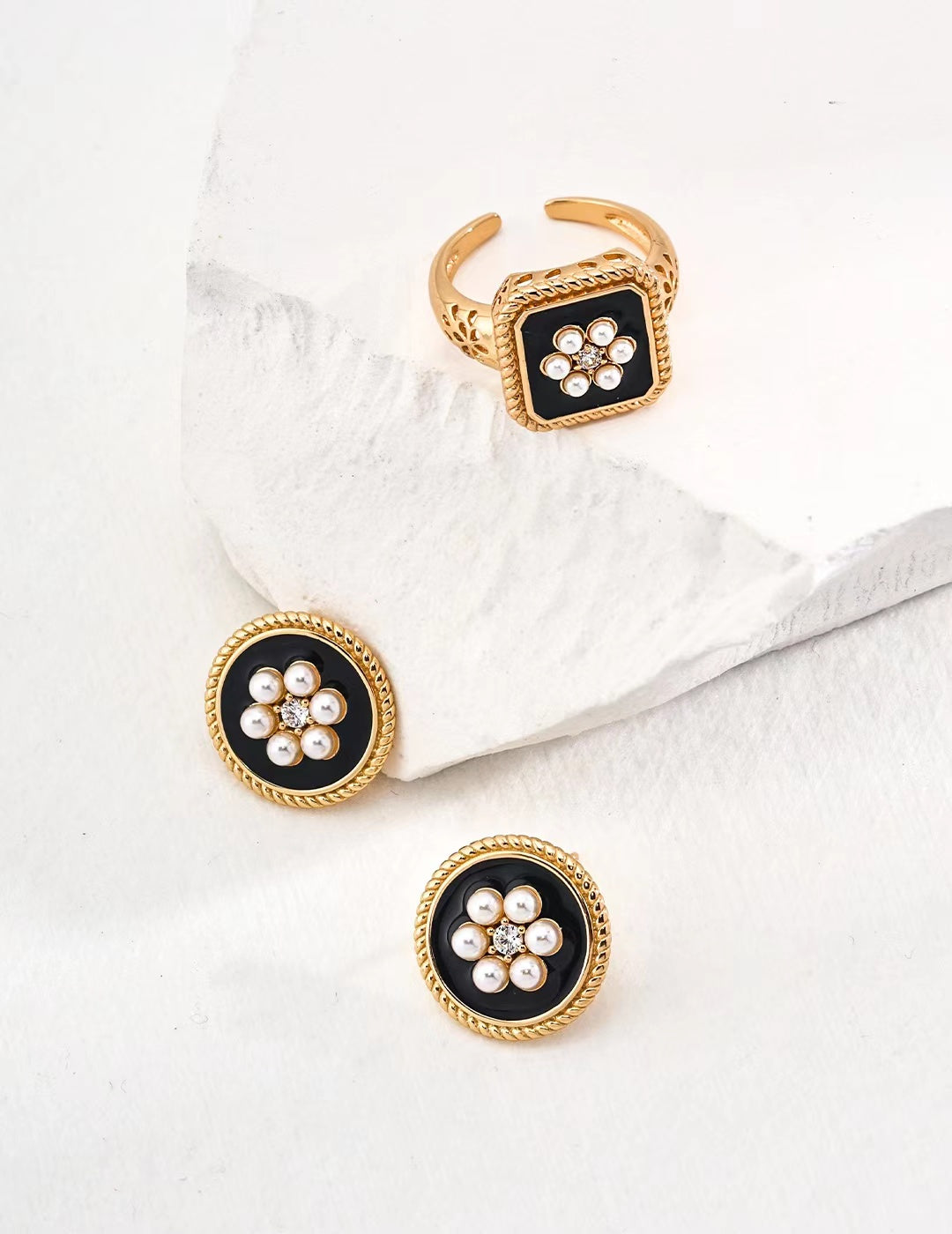 FirtMeet Imitation Pearl Earrings