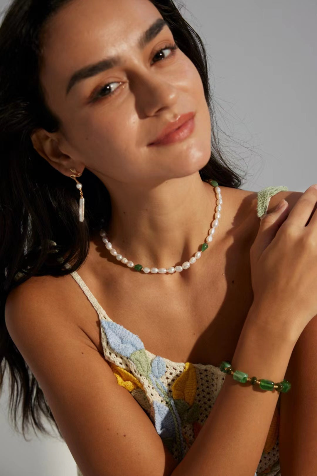FirstMeet Natural Pearl Necklace