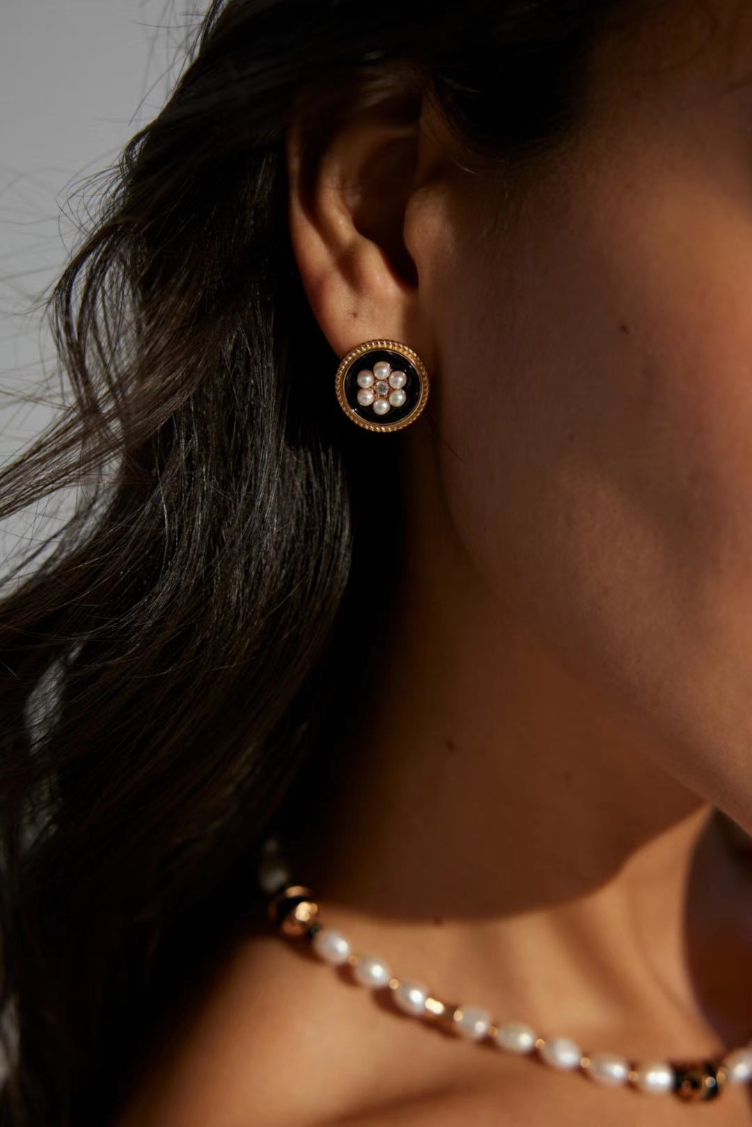 FirtMeet Imitation Pearl Earrings