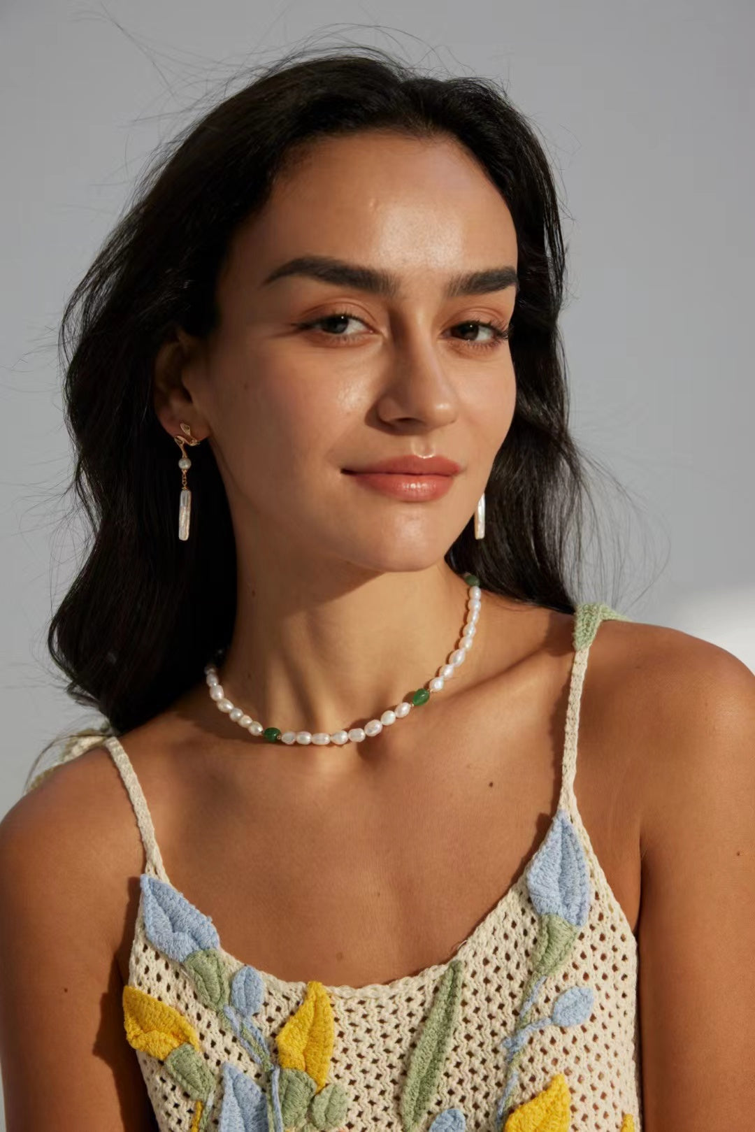 FirstMeet Natural Pearl Necklace