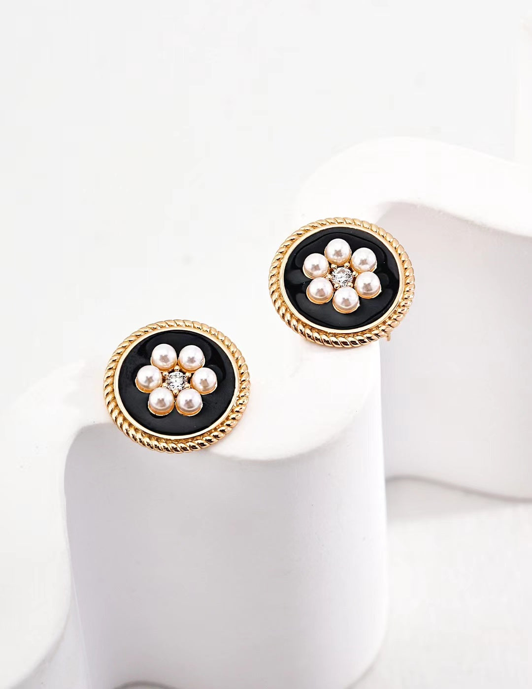 FirtMeet Imitation Pearl Earrings