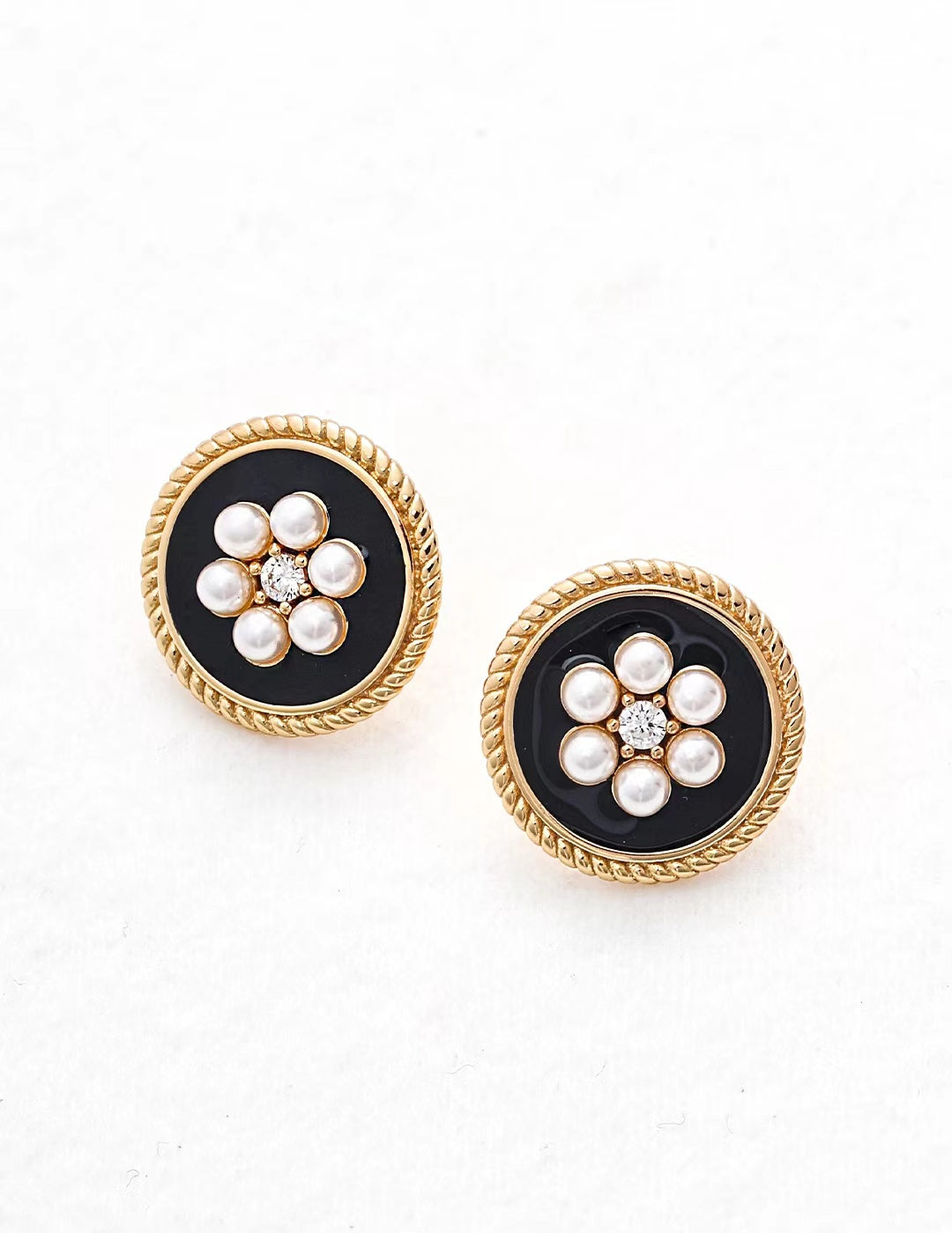 FirtMeet Imitation Pearl Earrings